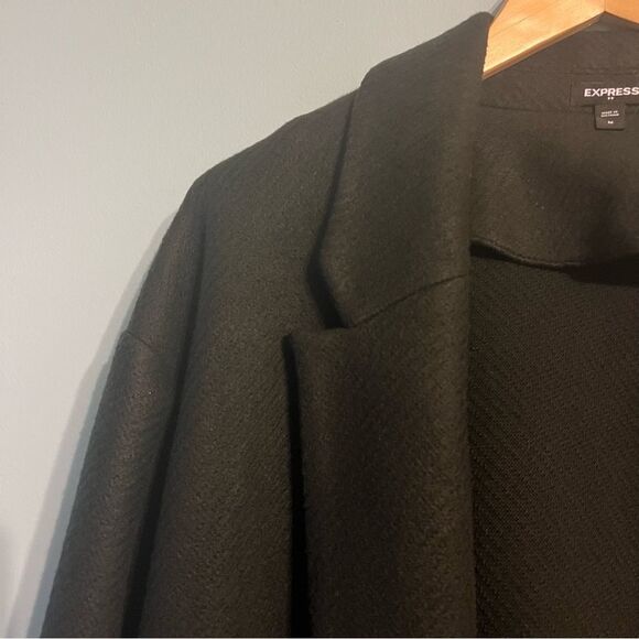 EXPRESS blazer for layering in cooler weather. Black Sz Medium women EUC - Picture 8 of 14